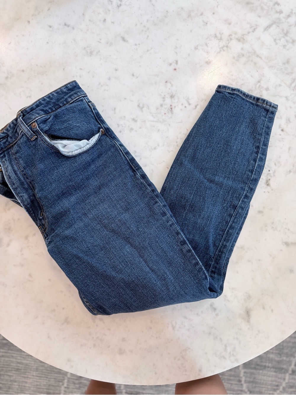 Abercrombie & Fitch The Skinny High Rise Jeans Curve Love
